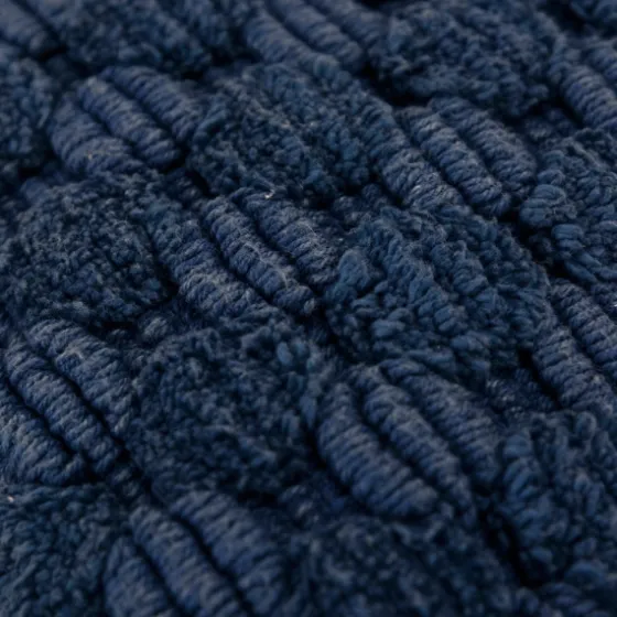 Navy Looped Cotton Throw Pillow-Kirkland's Home Online