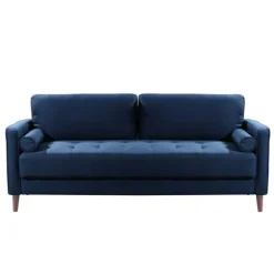 Navy Lumbar Eucalyptus Sofa-Kirkland's Home Outlet