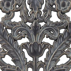 Navy Madison Park Floral Wall Plaques, Set Of 2-Kirkland's Home Discount
