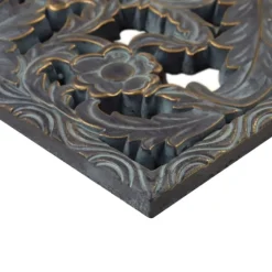 Navy Madison Park Floral Wall Plaques, Set Of 2-Kirkland's Home Discount