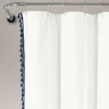 Navy Melora Tasseled Border Shower Curtain-Kirkland's Home Best Sale