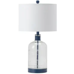 Navy Metal And Glass Jar Table Lamp-Kirkland's Home Cheap