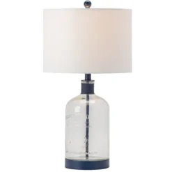 Navy Metal And Glass Jar Table Lamp-Kirkland's Home Cheap