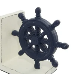 Navy Metal Coastal Bookends, Set Of 2-Kirkland's Home Best Sale