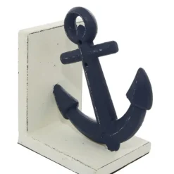 Navy Metal Coastal Bookends, Set Of 2-Kirkland's Home Best Sale