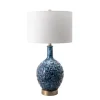 Navy Mod Square Pattern Table Lamp-Kirkland's Home New