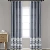 Navy Nantucket Fringe Curtain Panel Set, 95 In.-Kirkland's Home Discount