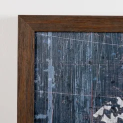 Navy Old World Map Framed Art Print-Kirkland's Home Sale