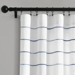 Navy Ombre Stripe Curtain Panel Set, 95 In.-Kirkland's Home Cheap