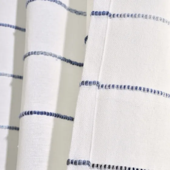 Navy Ombre Stripe Curtain Panel Set, 95 In.-Kirkland's Home Cheap