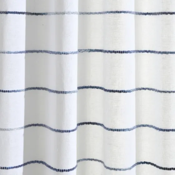 Navy Ombre Stripe Curtain Panel Set, 84 In.-Kirkland's Home Shop