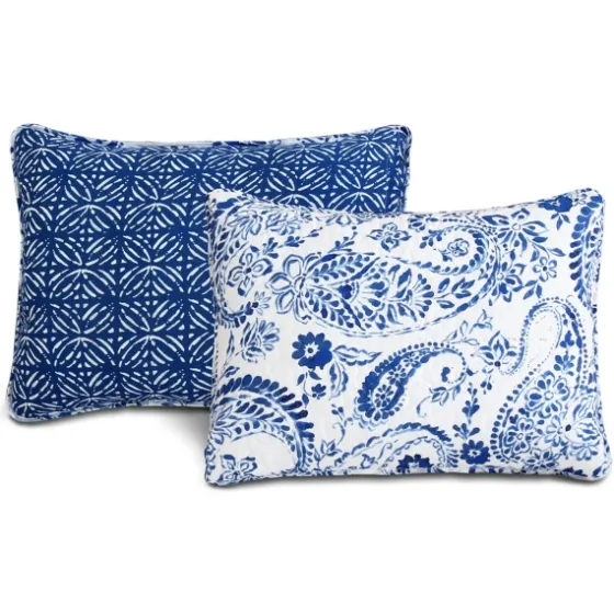 Navy Paisley 3-Pc. Full/Queen Reversible Quilt Set-Kirkland's Home Hot
