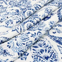 Navy Paisley 3-Pc. Full/Queen Reversible Quilt Set-Kirkland's Home Hot