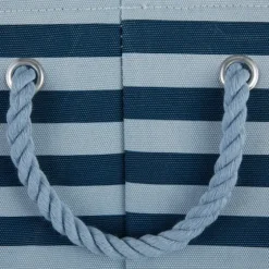 Navy Paw Patch Stripe Rectangle Pet Basket-Kirkland's Home Online