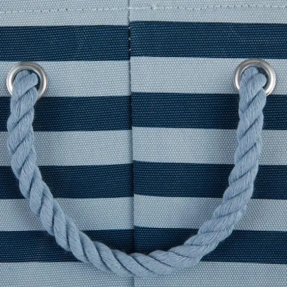 Navy Paw Patch Stripe Rectangle Pet Basket-Kirkland's Home Online