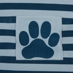 Navy Paw Patch Stripe Rectangle Pet Basket-Kirkland's Home Online
