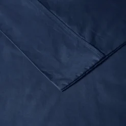 Navy Peached Percale 4-Pc. King Sheet Set-Kirkland's Home New