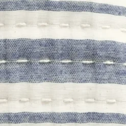 Navy Pick Stitch Stripe Decorative Throw-Kirkland's Home Shop
