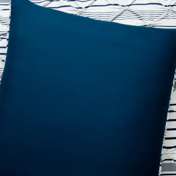 Navy Pintuck Stripe King 5-Pc. Comforter Set-Kirkland's Home Best Sale