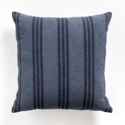 Navy Providence Stripe Pillow-Kirkland's Home Cheap