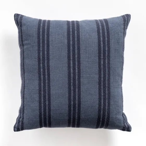 Navy Providence Stripe Pillow-Kirkland's Home Cheap