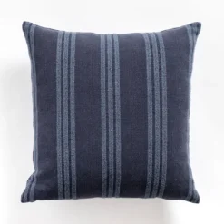 Navy Providence Stripe Pillow-Kirkland's Home Cheap