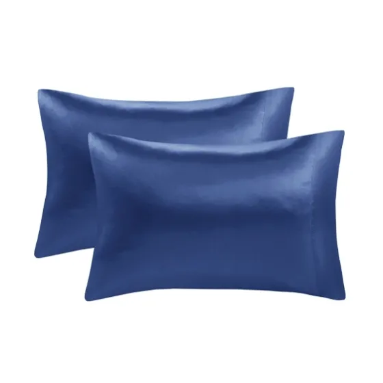 Navy Satin 6-Pc. Full Sheet Set-Kirkland's Home Shop