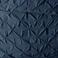 Navy Soft Pinched 3-Pc. King Duvet Cover Set-Kirkland's Home Discount