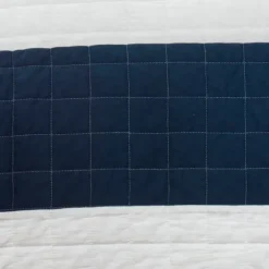 Navy Stripe 3-Pc. Full/Queen Quilt Set-Kirkland's Home Shop