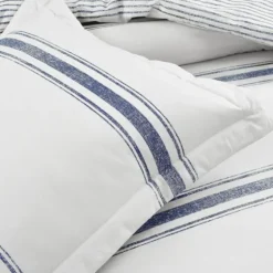 Navy Stripe 3-Pc. King Comforter Set-Kirkland's Home Shop