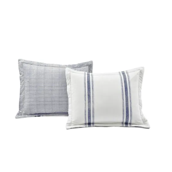 Navy Stripe 3-Pc. King Comforter Set-Kirkland's Home Shop