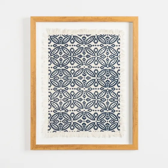 Navy Tapestry Framed Wall Plaque-Kirkland's Home New