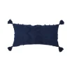 Navy Textured Lumbar Pillow-Kirkland's Home Flash Sale