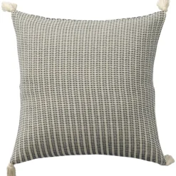 Navy Trapeze Organic Cotton Throw Pillow-Kirkland's Home Outlet