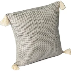 Navy Trapeze Organic Cotton Throw Pillow-Kirkland's Home Outlet
