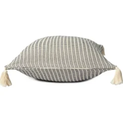 Navy Trapeze Organic Cotton Throw Pillow-Kirkland's Home Outlet
