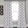 Navy Trellis Darkening Curtain Panel Set, 108 In.-Kirkland's Home Best
