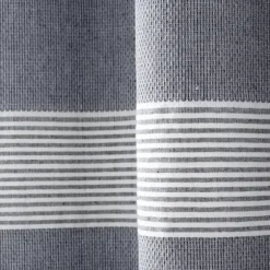 Navy Tucker Stripe Curtain Panel Set, 84 In.-Kirkland's Home Flash Sale