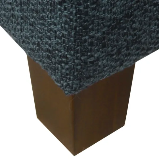 Navy Tufted Upholstered Storage Ottoman-Kirkland's Home Online