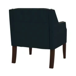 Navy Upholstered Button Tufted Accent Chair-Kirkland's Home Online