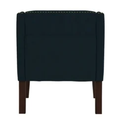 Navy Upholstered Button Tufted Accent Chair-Kirkland's Home Online