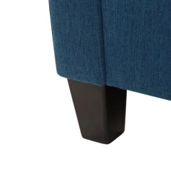 Navy Upholstered Button Tufted Loveseat-Kirkland's Home Hot