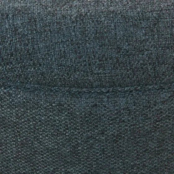 Navy Upholstered Round Storage Ottoman-Kirkland's Home Outlet