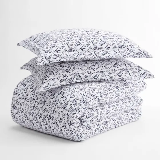 Navy Vines 3-Pc. King Duvet Cover Set-Kirkland's Home Sale