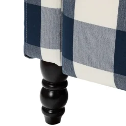 Navy Windowpane Plaid Recliner-Kirkland's Home Best