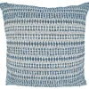 Navy Woven Lines Cotton Pillow, 22 In.-Kirkland's Home Cheap