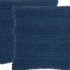 Navy Woven Stripes Throw Pillows, Set Of 2-Kirkland's Home Shop