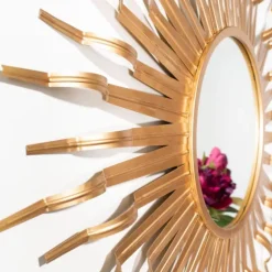 Naya Golden Sunburst Wall Mirror-Kirkland's Home Best
