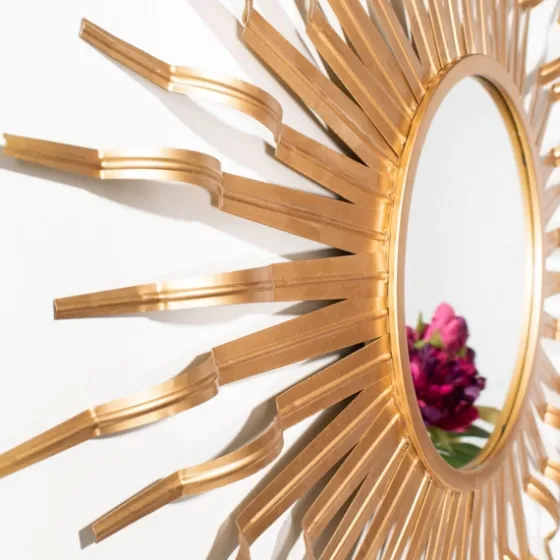 Naya Golden Sunburst Wall Mirror-Kirkland's Home Best