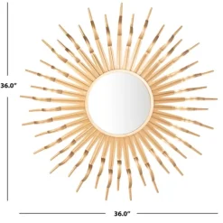 Naya Golden Sunburst Wall Mirror-Kirkland's Home Best